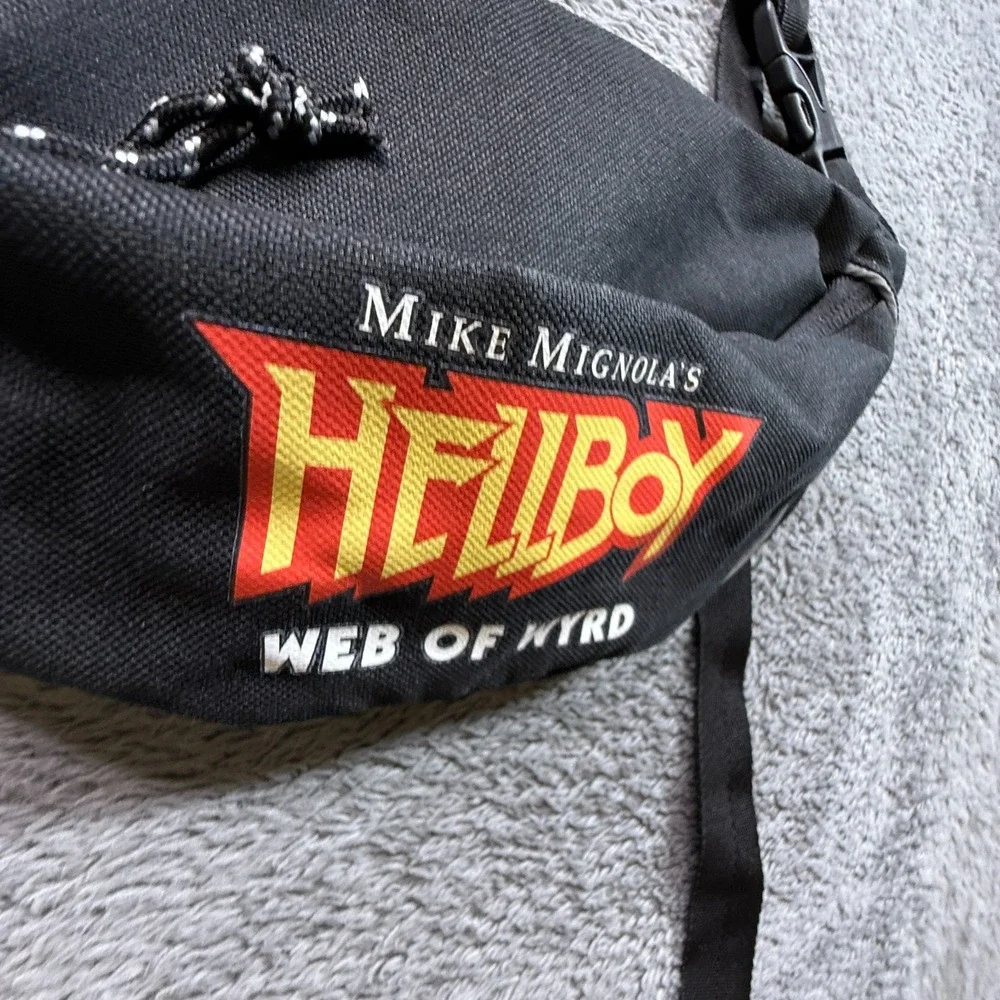 Mike Mignola Hellbody Web of Wyrd Fanny Pack Waist Bag Comic Merch Black NWOT
